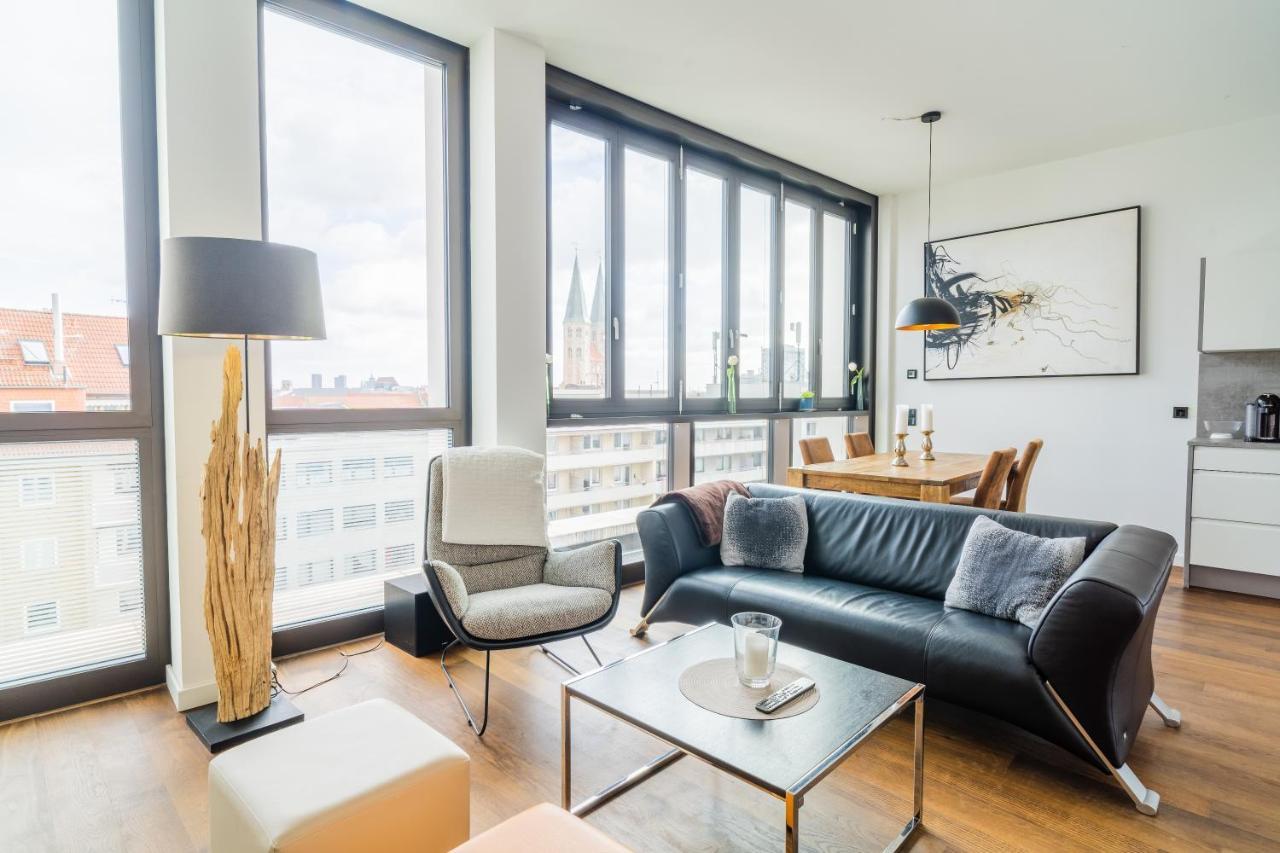 Panorama Bliss - Luxus Apartment In Braunschweig'S Altstadt Exterior foto